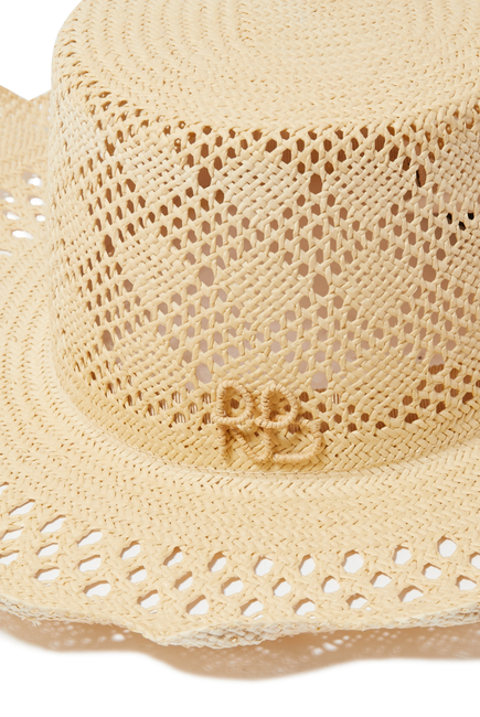 Cut-Out Straw Hat